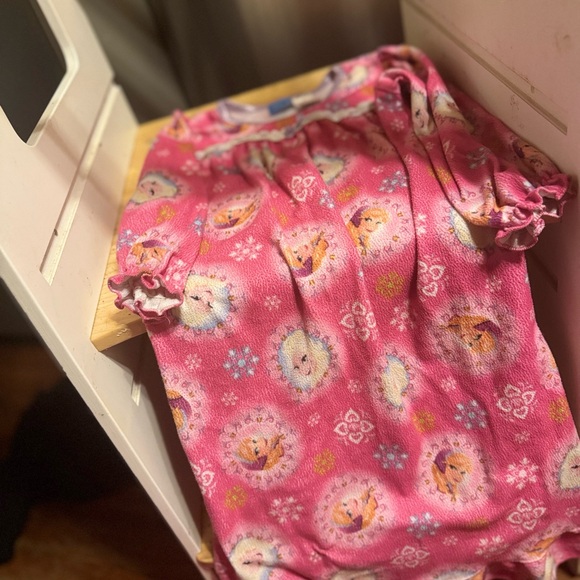 Disney Frozen Fleece Night gown pajamas size 4 toddler - Picture 4 of 7